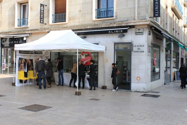 Inauguration de la Klinik du piercing a Rouen 76